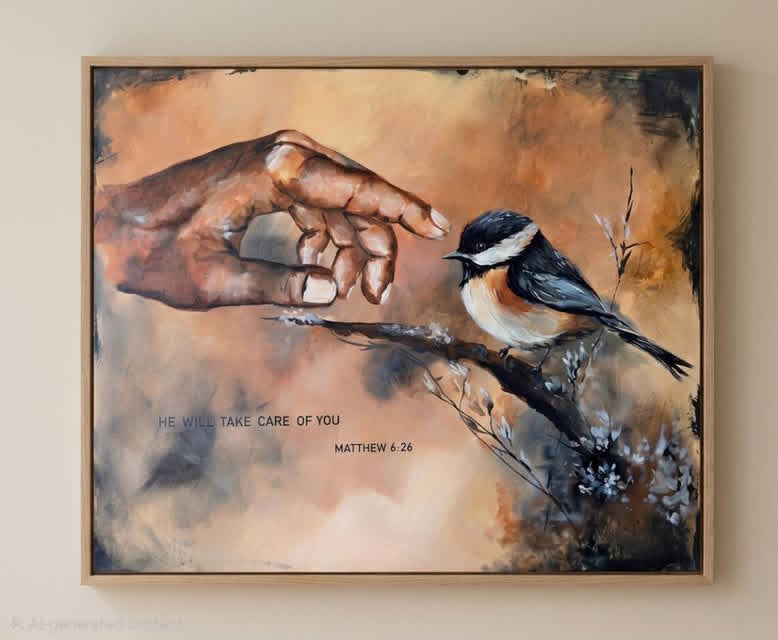 Artwork, acrylic painted