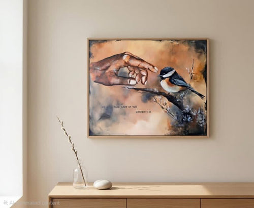 Artwork, acrylic painted